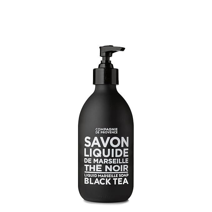 Compagnie de Provence Savon de Marseille Liquid Soap - Black Tea - 10 Fl Oz Glass Pump Bottle | Amazon (US)