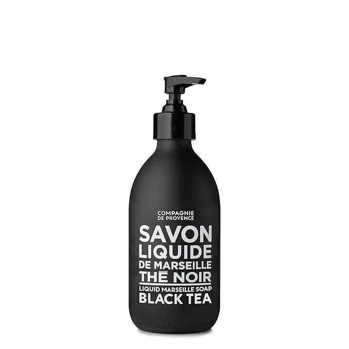Compagnie de Provence Savon de Marseille Liquid Soap - Black Tea - 10 Fl Oz Glass Pump Bottle | Amazon (US)