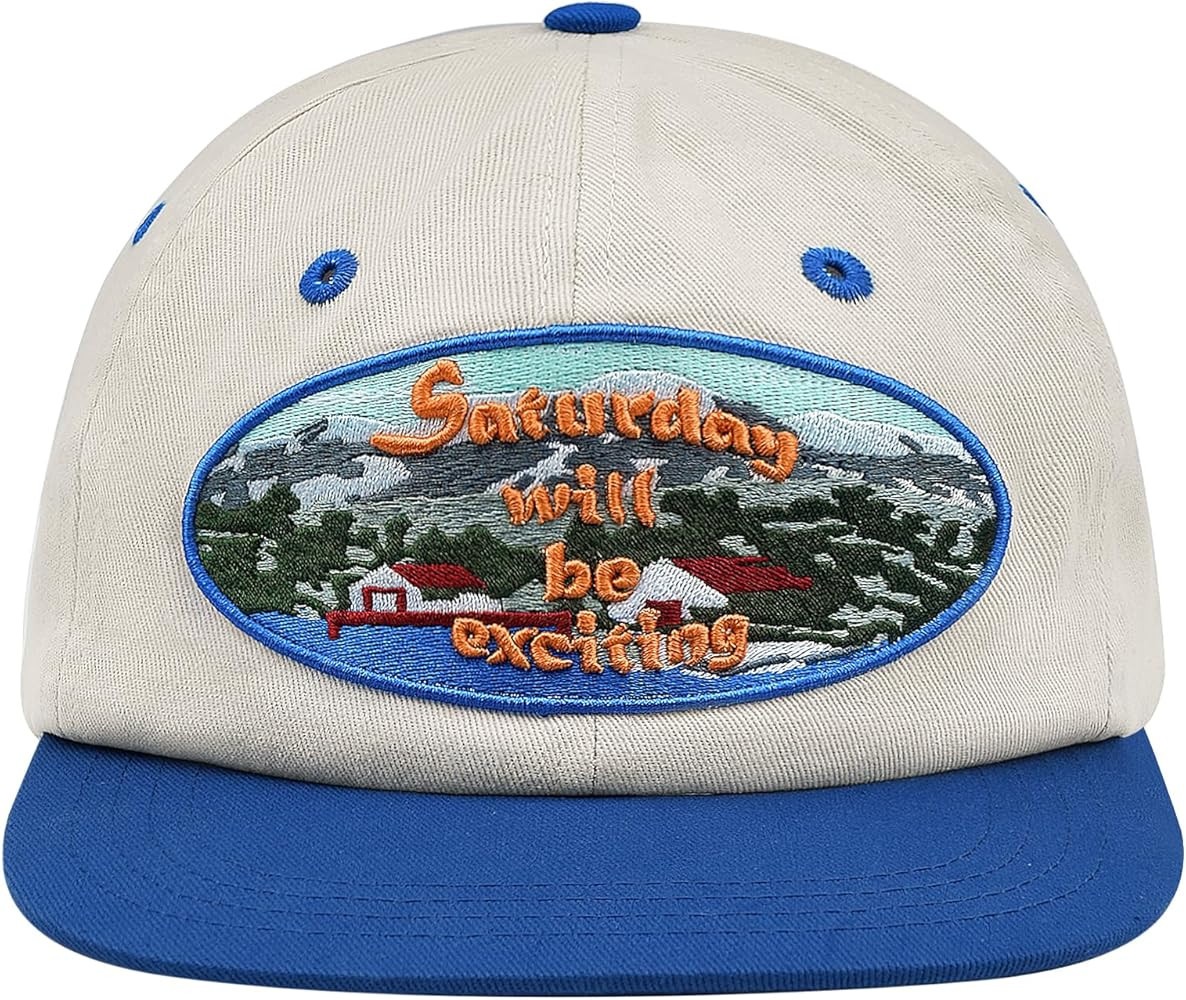 CLAPE Vintage Snapback Hat Flat Bill Unstructured Baseball Cap Soft Cotton Dad Hat Street Hip Hop... | Amazon (US)