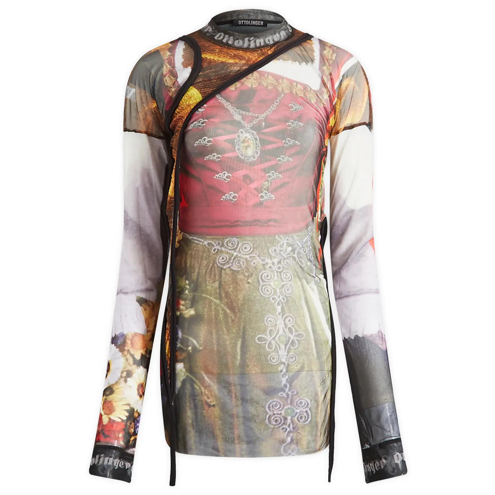 Ottolinger Mesh Deconstructed Longsleeve | END. Clothing