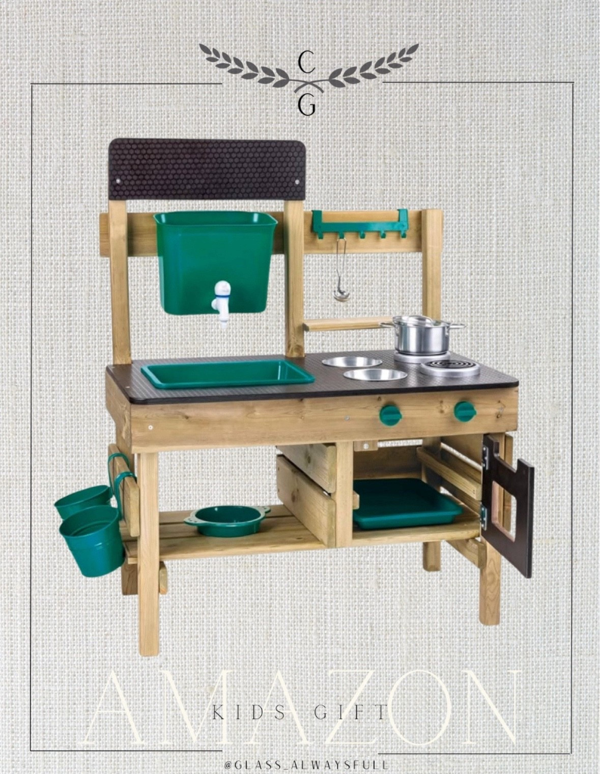 Amazon kids gift, Amazon mud kitchen, mud kitchen, kids gift guide, boys gift guide, toddler gift guide, toddler boy gift, Amazon outdoor toys, wooden toys, Montessori toys, outside toys. Callie Glass #LTKCyberWeek


#LTKGiftGuide #LTKHoliday #LTKKids