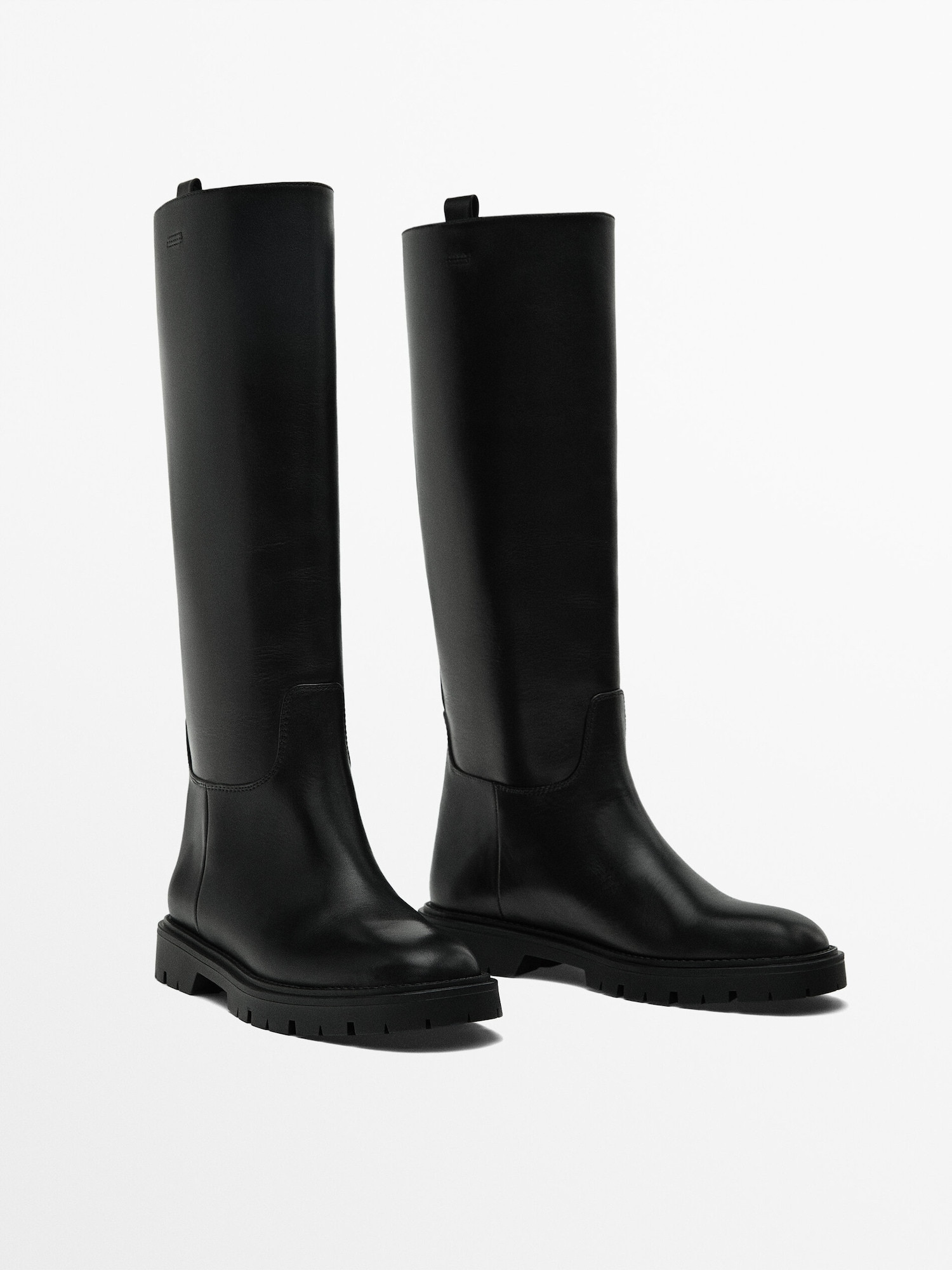Flat track sole boots | Massimo Dutti US