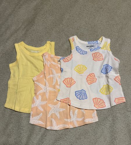 Got the cutest tank top pack for babe with my old navy order, too! The shells 😍

#LTKSeasonal #LTKBaby #LTKKids