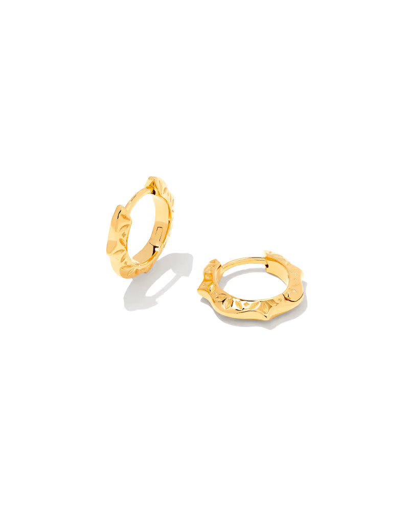 Sophee Huggie Earrings in 18k Gold Vermeil | Kendra Scott
