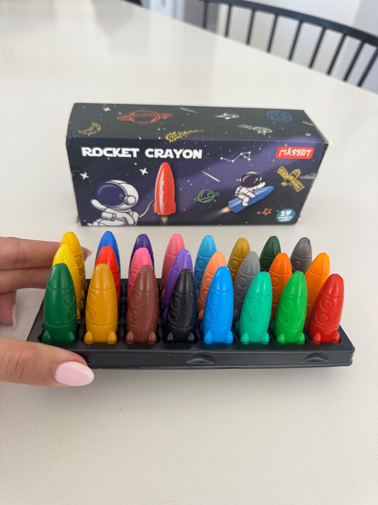 Love these little rocket crayons! So fun to color with and so easy for little hands to grip!! They would make the perfect stocking stuffer! 

#LTKHoliday #GiftGuide #StockingStuffer #Kidsgifts

#LTKGiftGuide #LTKmomlife #LTKKids
