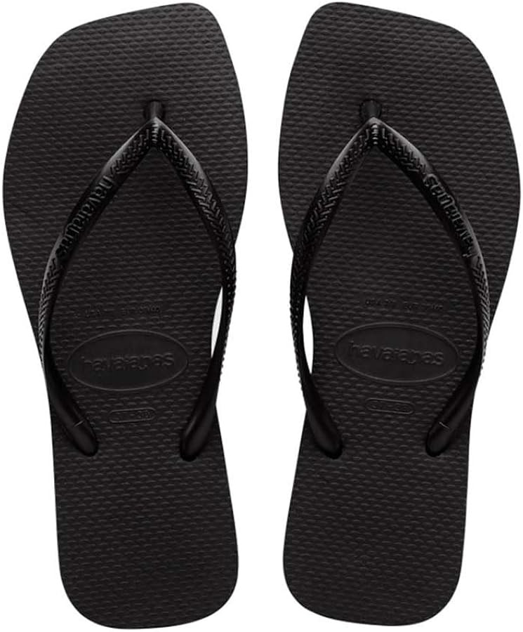 Havaianas Women's Slim Square Solid Flip Flops | Amazon (US)