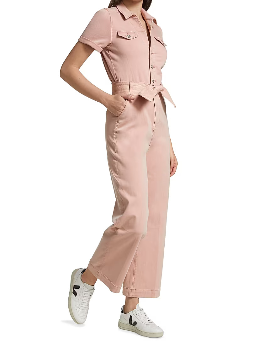 Anessa Denim Belted Jumpsuit | Saks Fifth Avenue