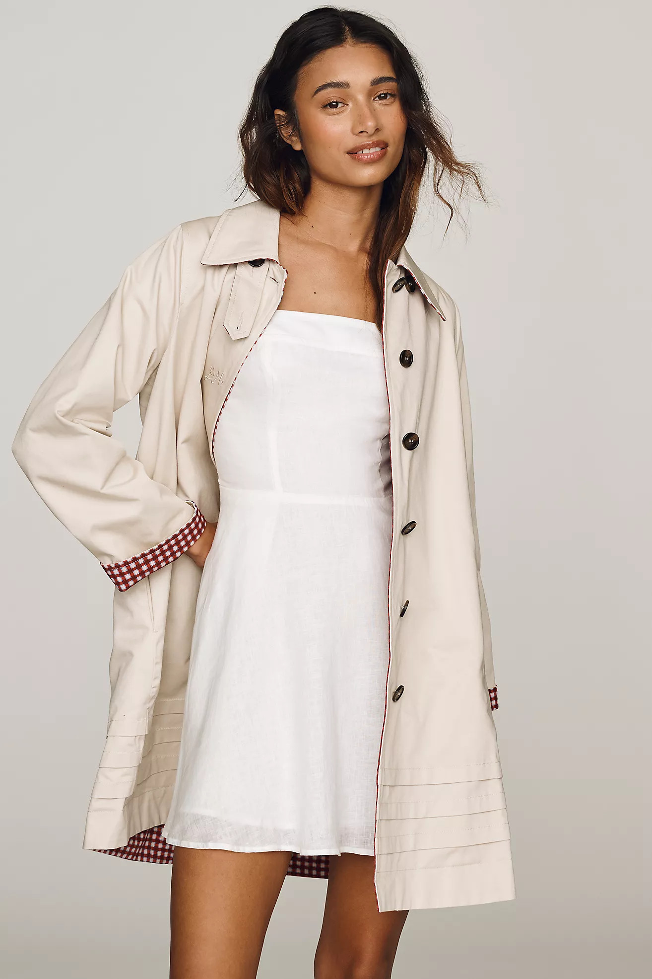 Damson Madder Mercedes Cotton Reversible Coat | Anthropologie (US)