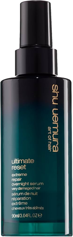 Shu Uemura Ultimate Reset Extreme Repair Hair Serum - Repairing Night Serum, Softens, Smooths, an... | Amazon (US)