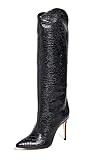 SCHUTZ Women's Maryana Leather Dress Boot | Amazon (US)