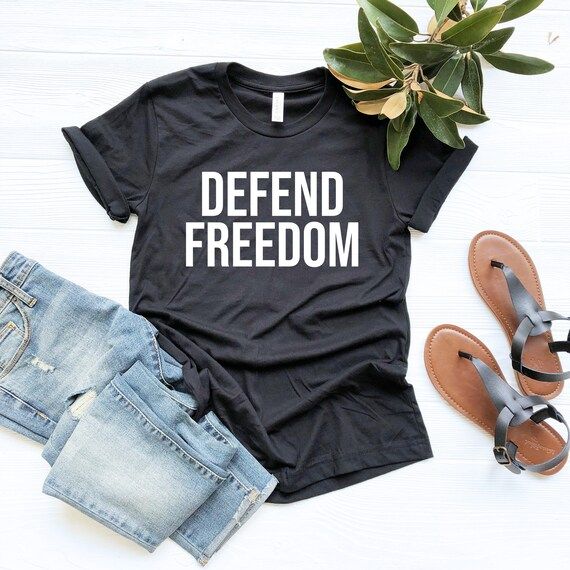 Defend Freedom Shirt | American Patriot Shirt | Gift for Military | Unisex Graphic Tees | Etsy (US)