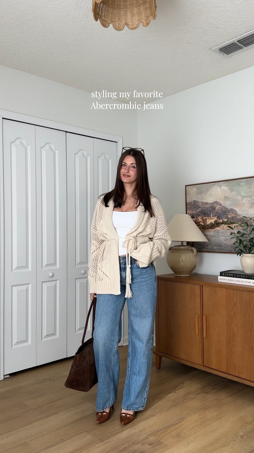 #abercrombiepartner my favorite @abercrombie jeans! 20-40% off* plus stackable 15% off code: DENIMAF*** 

Wearing: low rise ultra loose size 25 regular, high rise wide leg jeans 25 regular, curve love high rise 90s relaxed 26 regular. 

*Offer valid in stores and online 1/29/2026-2/2/2026 in US/CA. Excludes clearance. Online price reflects discount. ***Use code DENIMAF to get an additional 15% off almost everything in stores and online at checkout from 1/29/26-2/2/26 in US/CA. Exclusions apply. See details online 