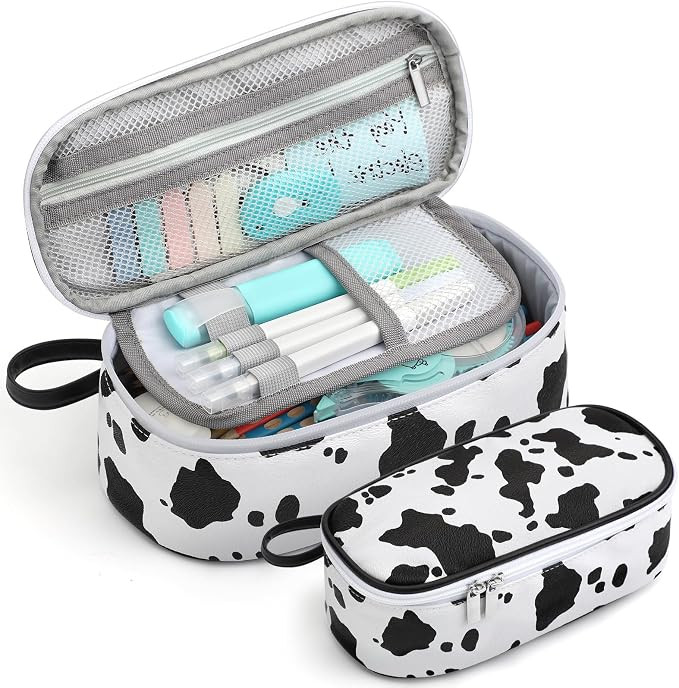 Large Capacity Pencil Case Portable Pencil Pouch Bag School Supplies for College Students Girls B... | Amazon (US)