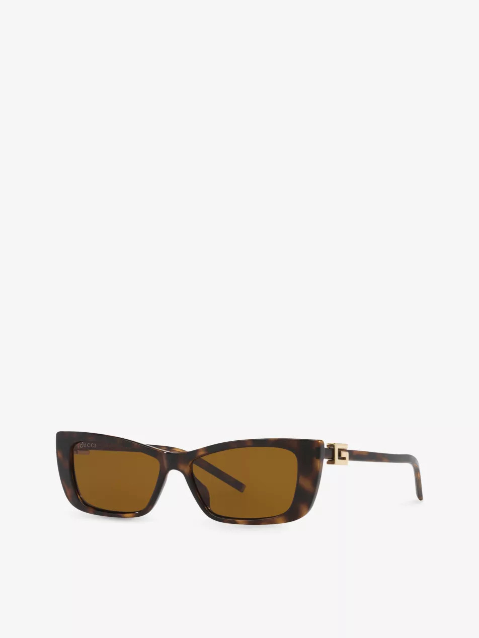 GG1681S cat-shape acetate sunglasses | Selfridges