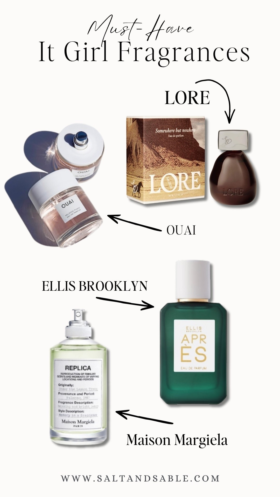 Looking for that effortless cool girl or it girl fragrance? These luxury perfumes are the ones everyone is talking about. 

Think creamy musk, warm sandalwood, fresh fig, earthy woods, crisp bergamot, soft florals, and skin-like scents that smell expensive without trying too hard. 

Whether you love clean girl perfumes, woody fragrances, or sophisticated everyday signature scents, these perfume picks are perfect for building a luxury fragrance wardrobe. 

Save this list before your next Sephora or Nordstrom shopping trip.

cool girl perfume, it girl fragrances, signature scent, luxury perfumes, clean girl perfume, perfume recommendations, best perfumes for women, woody perfume, sandalwood perfume, fig perfume, bergamot fragrance, skin scent perfume, everyday perfume, niche fragrance, luxury fragrance collection, perfume aesthetic, Sephora perfume favorites, Nordstrom beauty, feminine fragrance, ouai fragrance, unisex fragrance, replica, Elis Brooklyn, LORE

#LTKBeauty #LTKmorningroutine #LTKgrwm