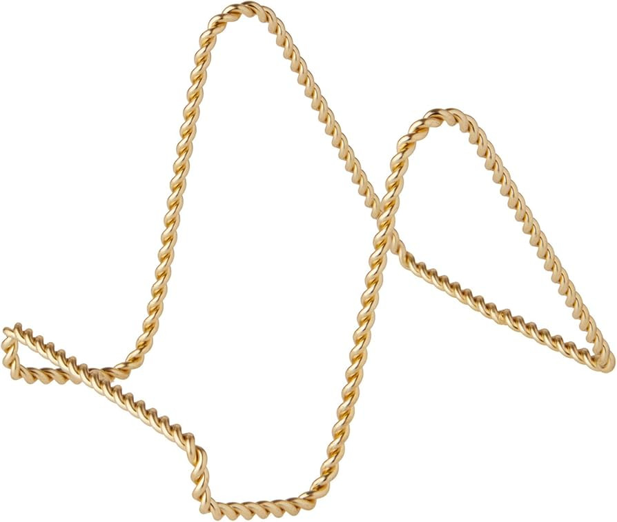Bard's Twisted Gold-toned Wire Easel Stand, 4" H x 3.5" W x 5.5" D | Amazon (US)