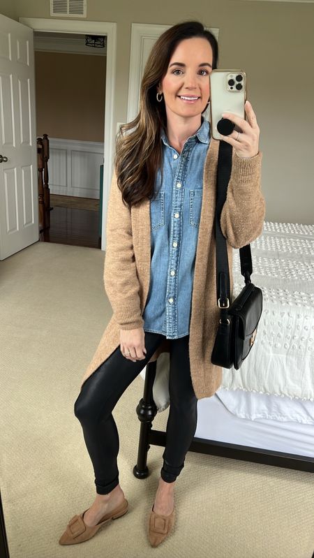 Outfit Idea
Wearing size Medium Petite in the spanx. Links amazon opt too. 
Everything else fits tts
#workwear workwear #casual #layered #layers #opencardigan open cardigan  

#LTKfindsunder50 #LTKstyletip #LTKfindsunder100