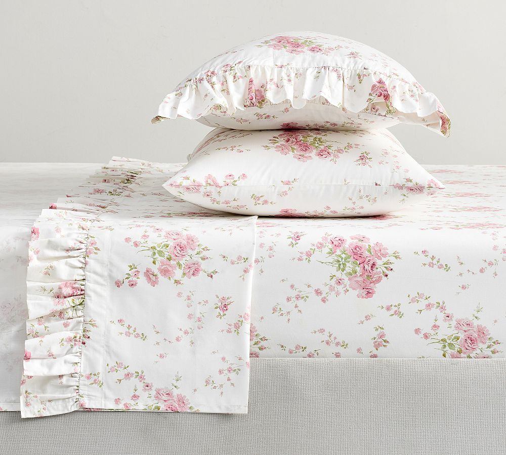 LoveShackFancy Antique Floral Printed Sheet Set | Pottery Barn (US)