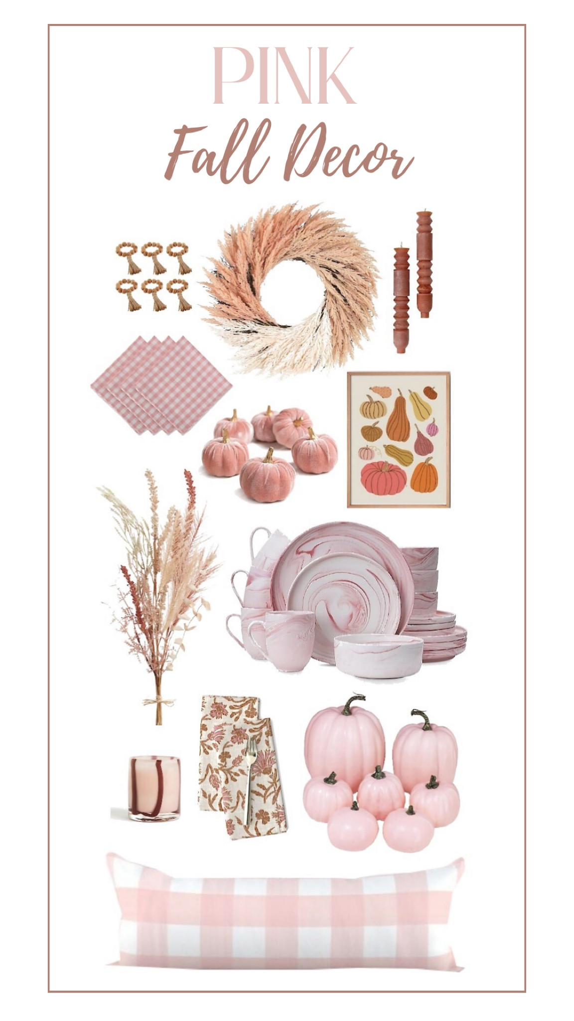 Pink fall home decor on a budget  

#LTKfindsunder50 #LTKSeasonal #LTKhome