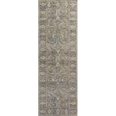 Chris Loves Julia x Loloi Palma Blue / Natural Area Rug | Wayfair North America