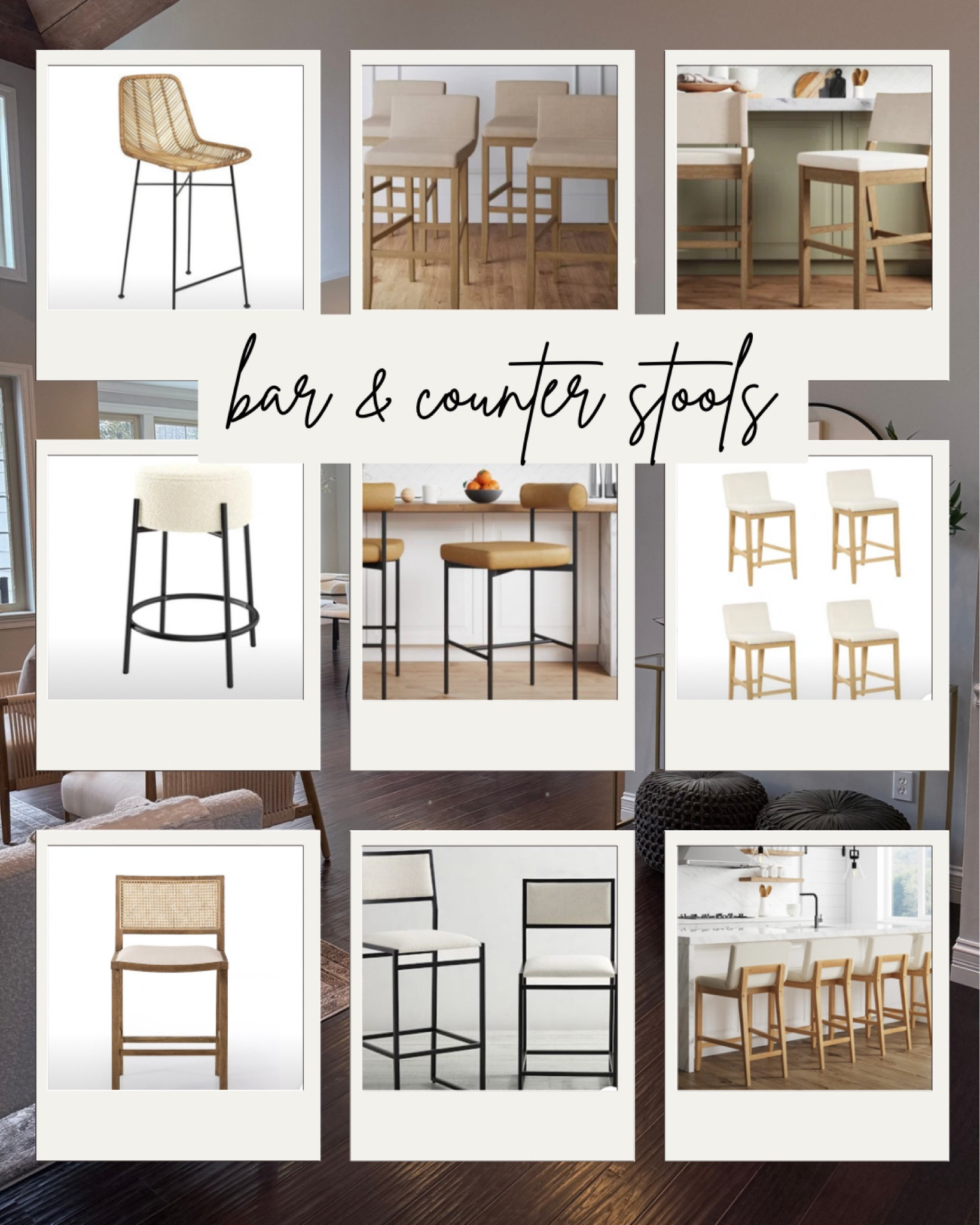 bar and counter stool inspo 


#LTKHome