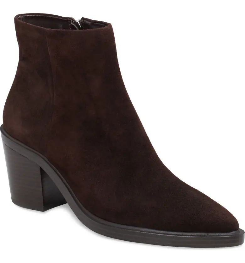Vince Camuto Rinvalla Pointed Toe Leather Bootie | Nordstrom | Nordstrom