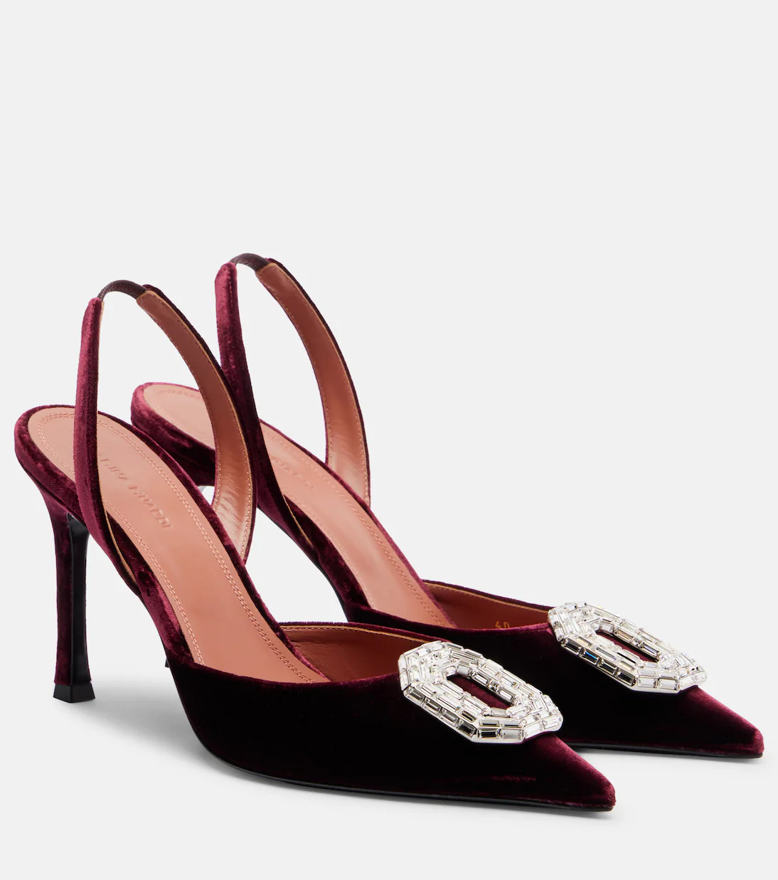 Camelia 90 velvet slingback pumps | Mytheresa (US/CA)