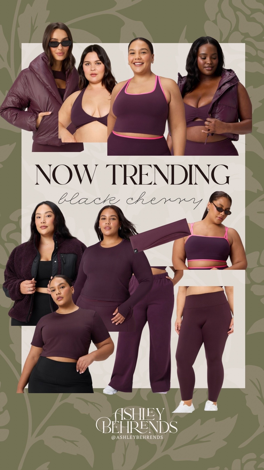 Fabletics has so many gorgeous plus size friendly activewear options in the most gorgeous black cherry color. I love the different lengths of the leggings and that the sports bras are super comfortable. 
Black cherry outfit inspo, workout outfit inspo 

#LTKfitnessgoals #LTKActive #LTKPlusSize