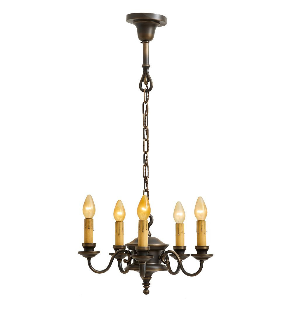 Chandelier colonial revival 5 light | Rejuvenation