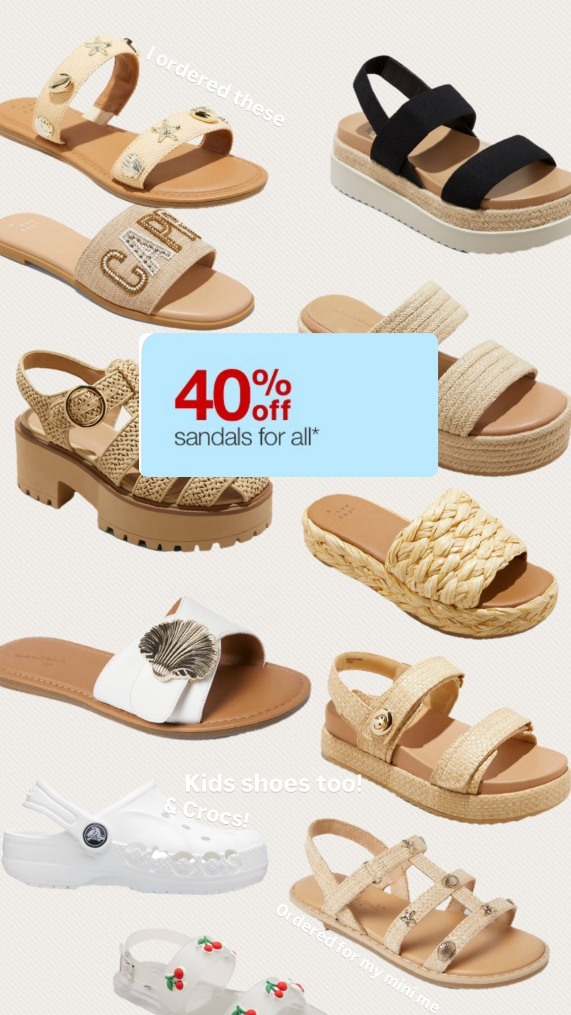 SANDALS SALE ❤️TARGET FOREVER 

#LTKSummerEdit #LTKU #LTKSaleAlert