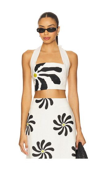 Fiji Top in Riviera Ivory | Revolve Clothing (Global)