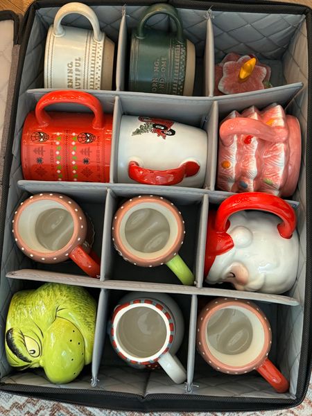 CHRISTMAS STORAGE SOLUTIONS

Keep your mugs together safe in one place. No more random boxes with mugs wrapped in paper towels or bubble wrap - this #1 best selling box for mugs and cups is a game changer!  

Box is sturdy and  holds 12 mugs or cups - also comes in cream color and has a slot for labeling.  Easy to transport and perfect if you’re moving too.

This is a new Christmas storage addition for me this year - and I only wish I got it sooner! I love it so much I already ordered another one for other holiday mugs. 

Mug storage | holiday mug storage | home organization | storage containers | storage box | containers for organizing 

#LTKhome #LTKSeasonal #LTKHoliday