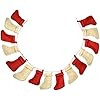 Firefly Craft 6 Foot Rustic Burlap Christmas Stocking Garland Banner, 15 Stockings|| | Amazon (US)