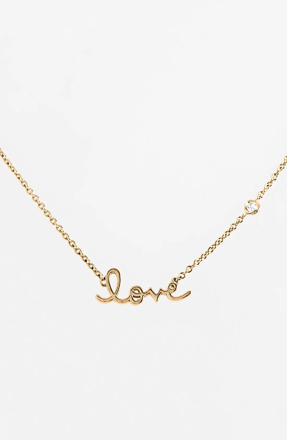 'Love' Necklace | Nordstrom