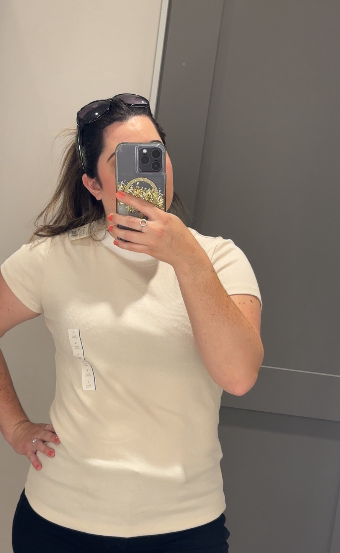 Target Fall Outfit Find! I love this top as a layering piece for fall. 

Women’s Slim fit, ribbed, short sleeve in cream and white. 

Size up for comfy fit. Size large pictured. Height 5’ 4”. 

Extended sizes available, women’s and women’s plus! 


Midsize Women | Midsize outfits | Fall Outfit Idea | Mom fit | Casualwear

#LTKMidsize #LTKStyleTip #LTKSeasonal