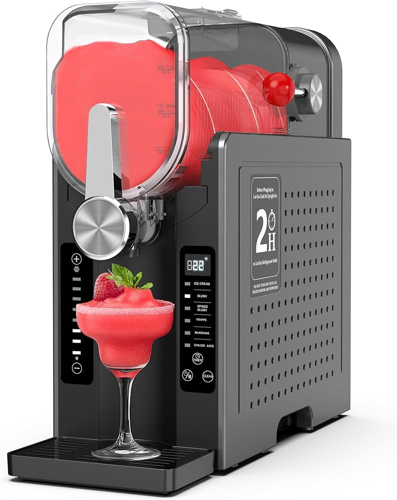 Slushie Machine for Home - No Ice Needed Slushy Machine with Auto Cleaning, One-Touch Reservation... | Amazon (US)