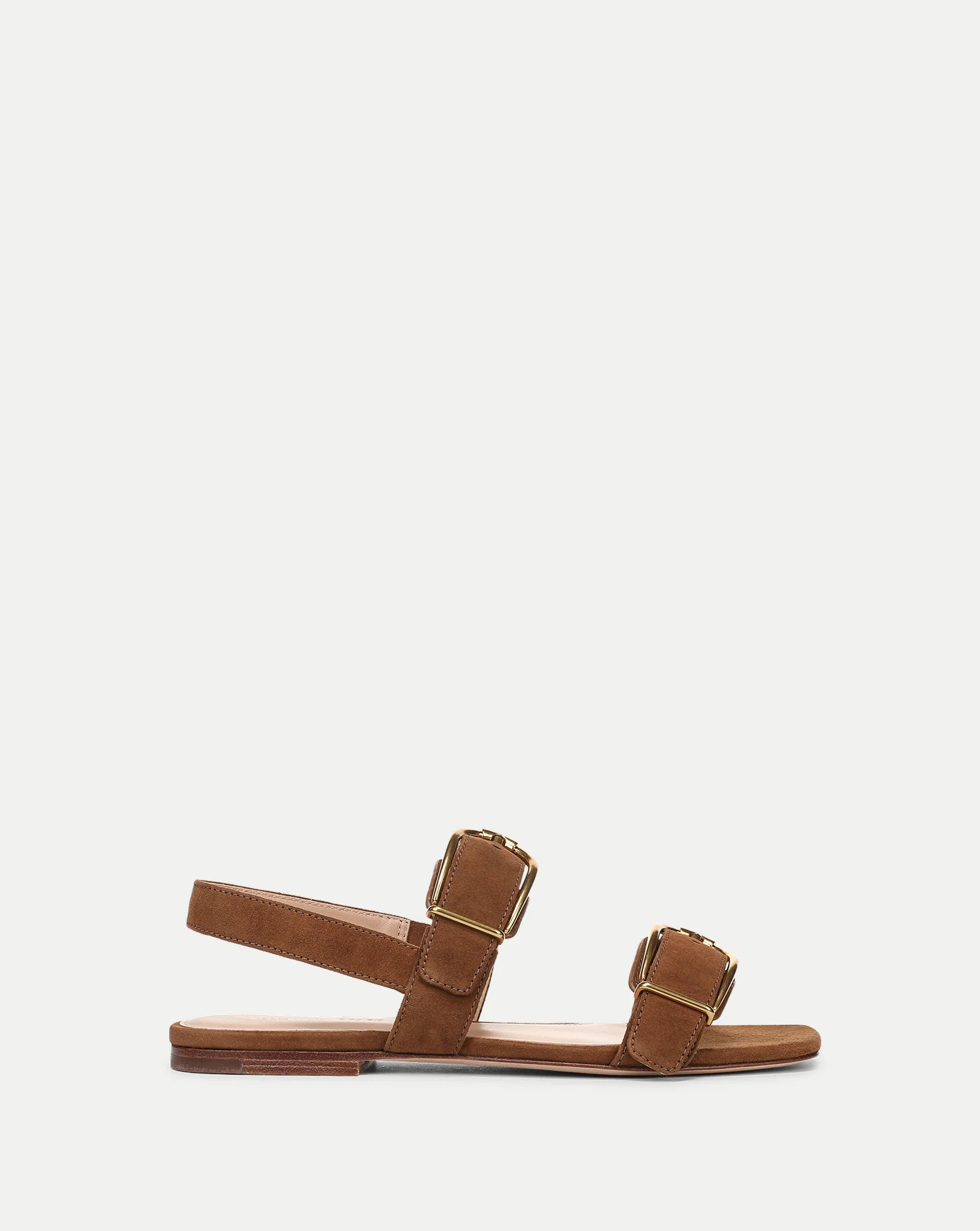 Maglio Suede Sandal in Chestnut Brown | Veronica Beard | Veronica Beard