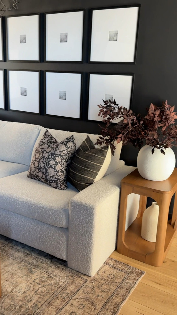 Our media room is the coziest retreat, and it all starts with the Barton sectional…
