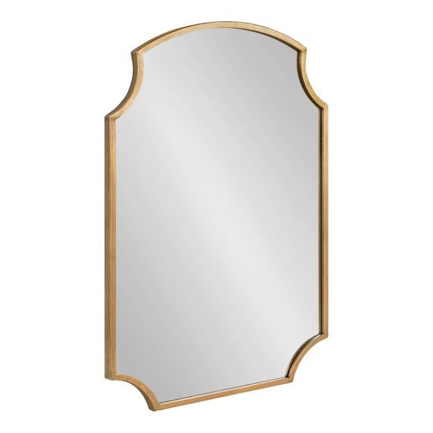 20" x 30" Carlow Framed Wall Mirror Gold - Kate & Laurel All Things Decor | Target