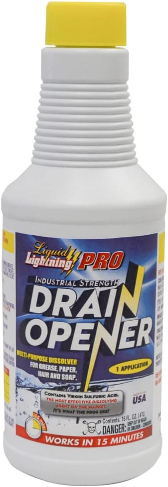 Jones Stephens S95701 16 OZ LIQ LIGHTNING PRO DRN CLNR | Amazon (US)