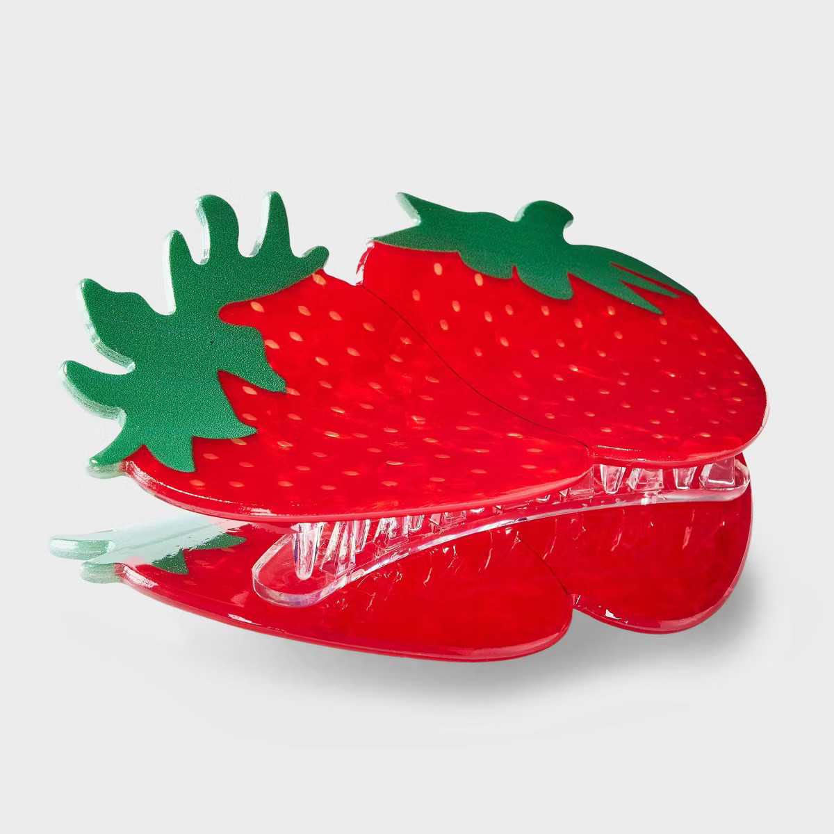 Double Strawberries Claw Hair Clip - A New Day™ Red | Target