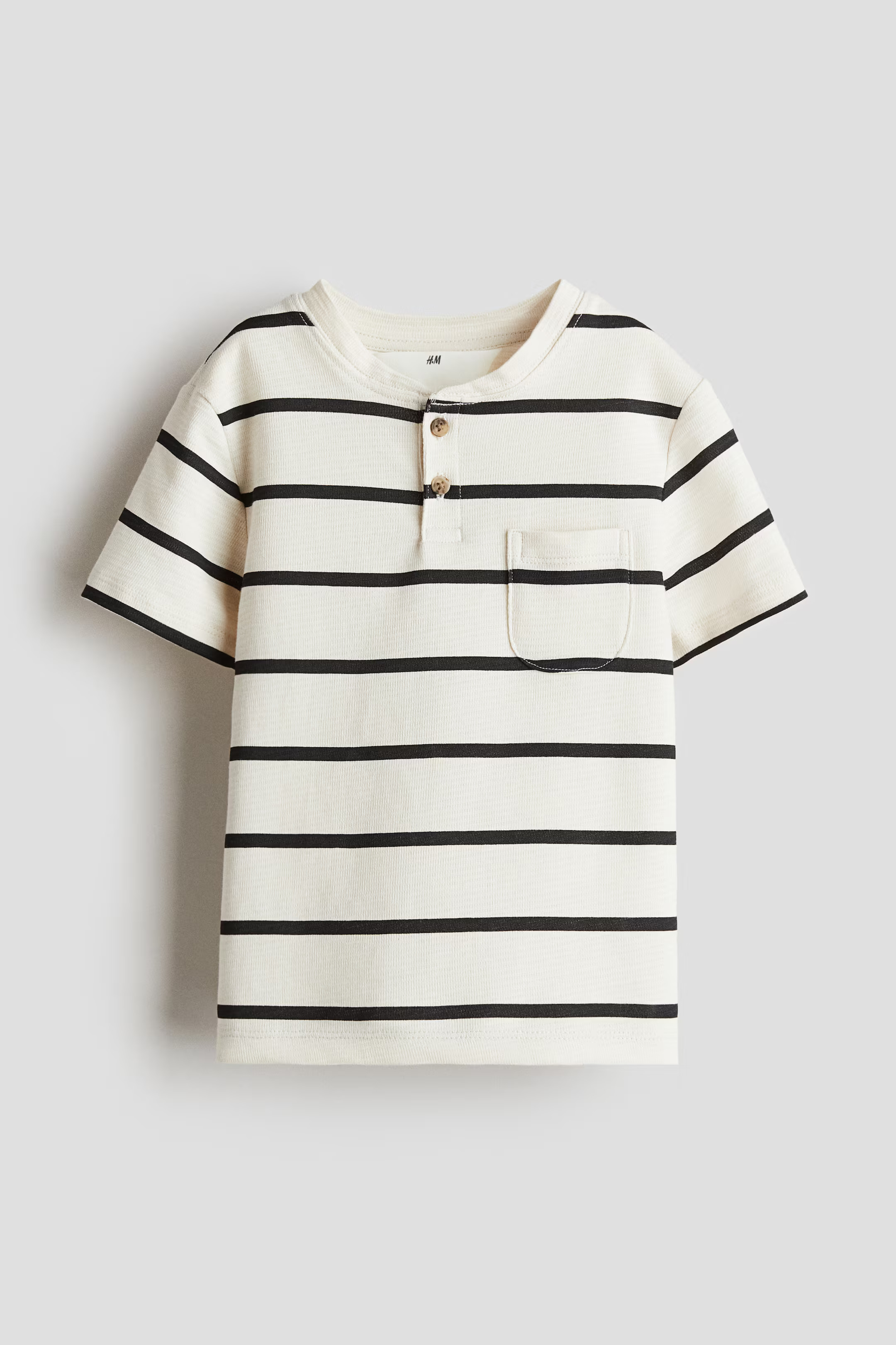 Cotton Henley Shirt | H&M (US + CA)