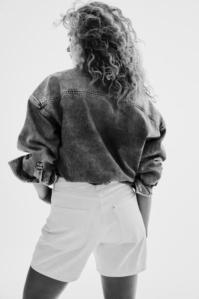 High Bermuda Denim Shorts | H&M (US + CA)