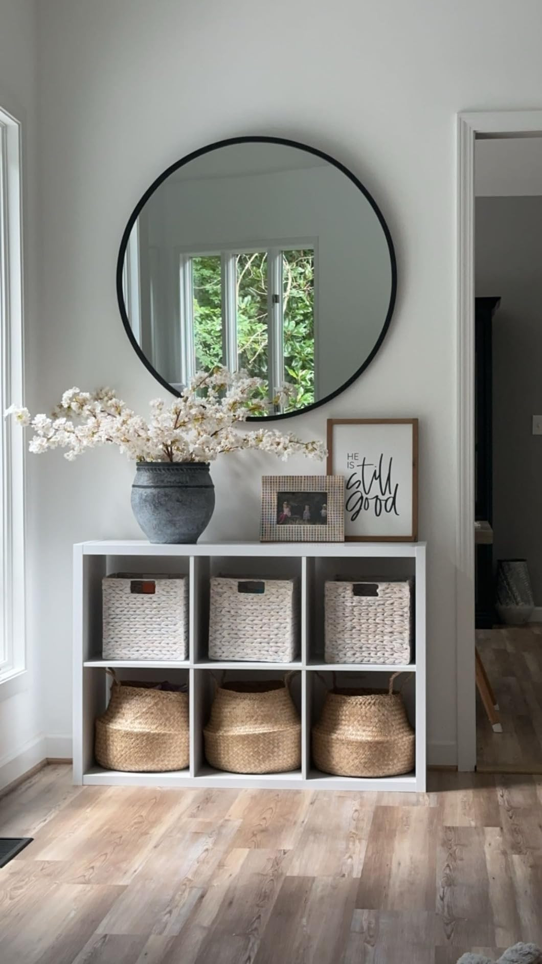 Yinhua 39 Inch Artificial Cherry Blossom Branches Flowers Stems Silk Tall Fake Flower Arrangement... | Amazon (US)