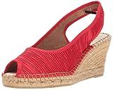 Azura by Spring Step Women's Jeanette Espadrille Wedge Sandal, Red, 36 EU/5.5-6 M US | Amazon (US)
