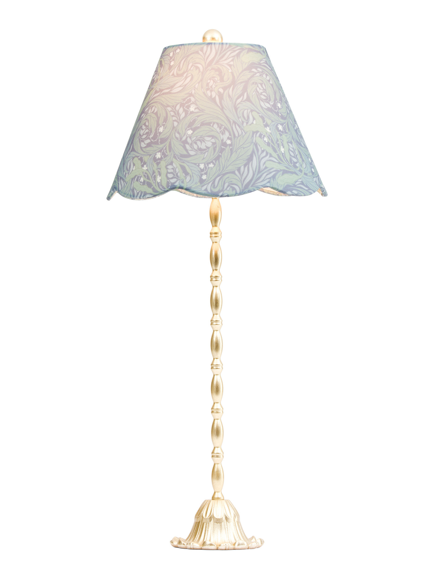 30in Knobby Metal Printed Shade Buffet  Lamp | TJ Maxx