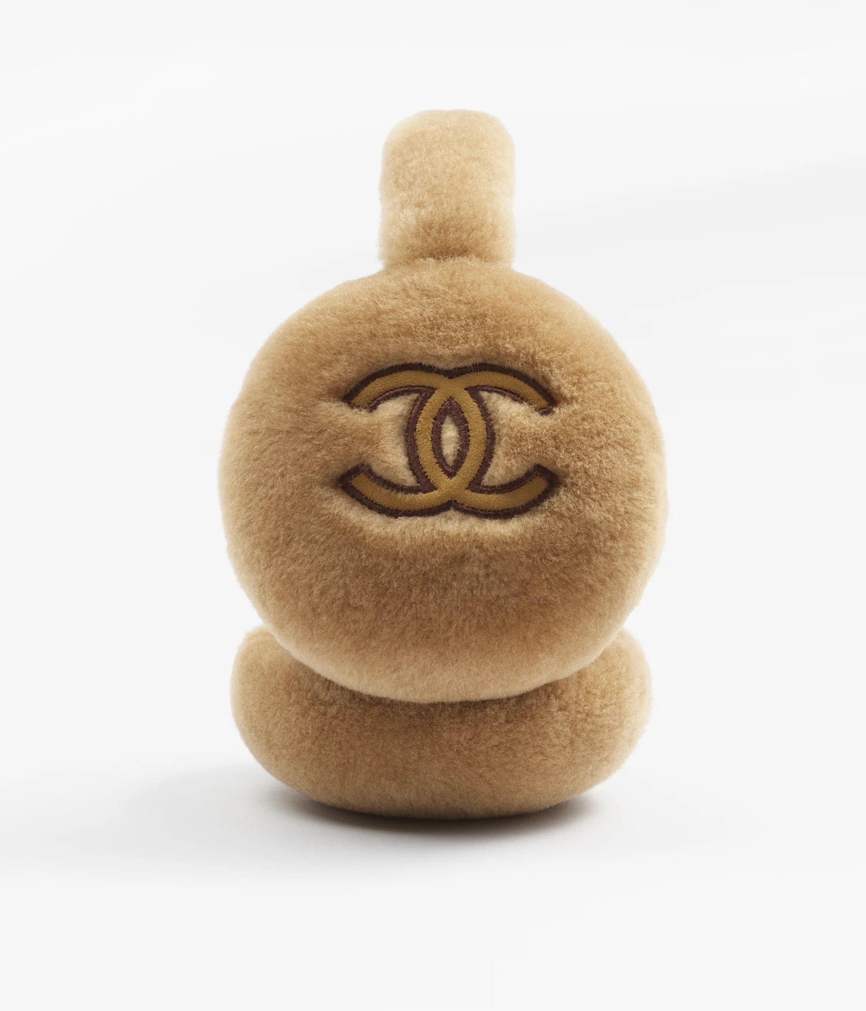 Earmuffs - Shearling lambskin, beige — Fashion | CHANEL | Chanel, Inc. (US)