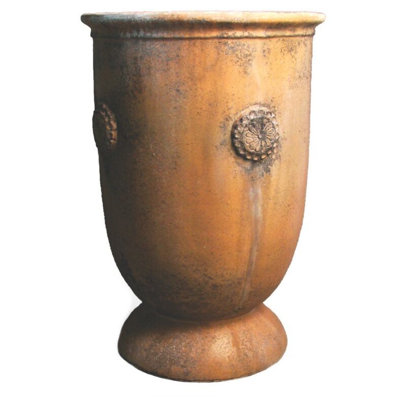 30" French Anduze Planter, Autumn Rose | One Kings Lane