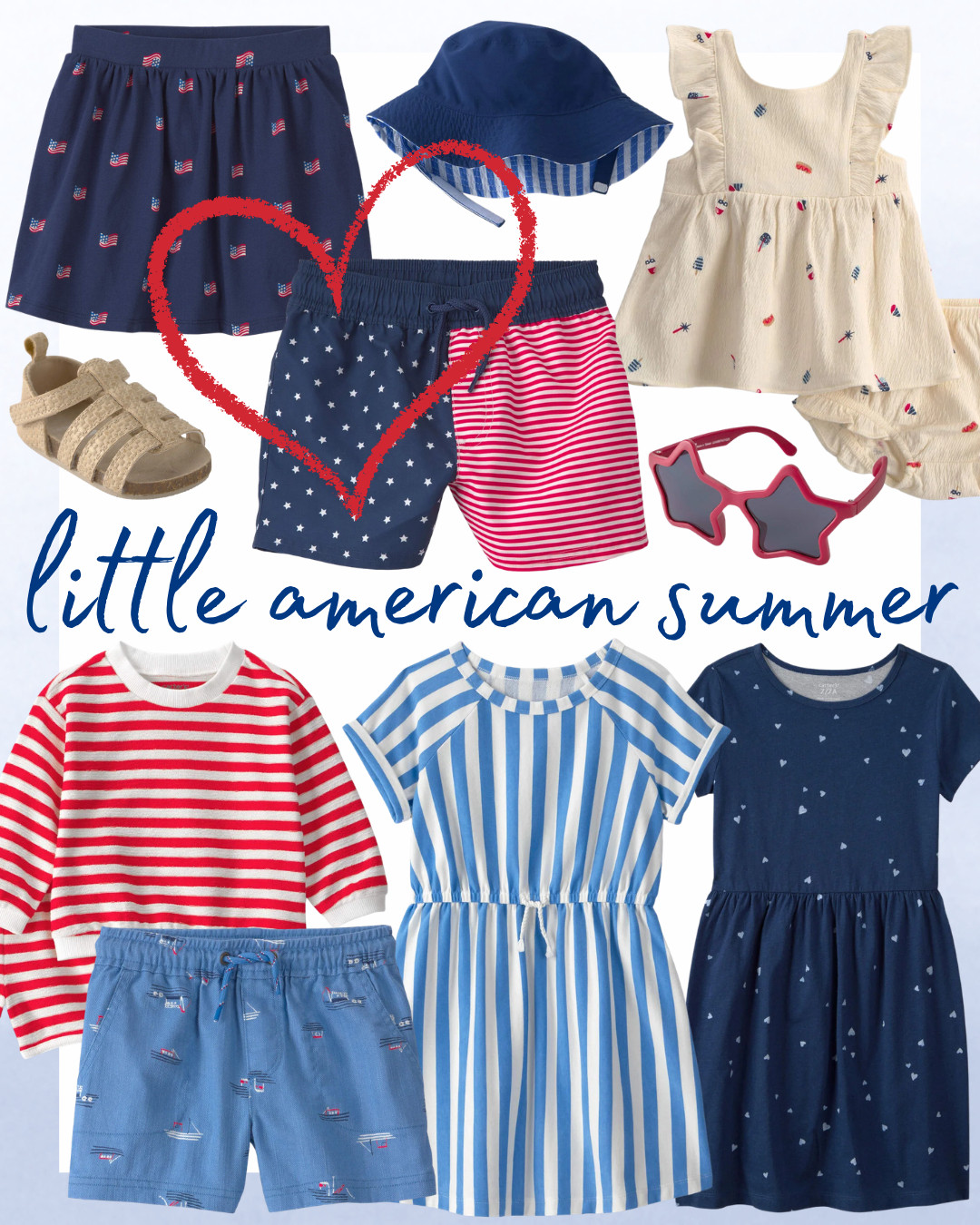 Classic red, white, and blue pieces for summer days, holiday weekends, and everyday play. @carters #Carters #CartersPartner @oshkoshkids #ad

#LTKSeasonal #LTKBaby #LTKKids