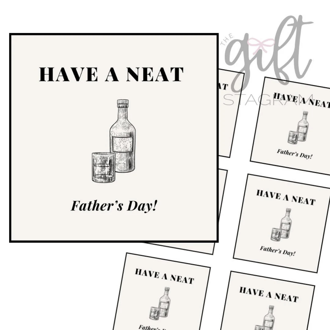 Have a Neat Father's Day Gift Tag DIGITAL DOWNLOAD Father's Day Gift Tag Father's Day Gift Ideas ... | Etsy (US)